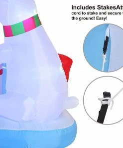 Joiedomi 6 FT Long Inflatable Fishing Hole Sign With Polar Bear Fishing 12 Joiedomi 6 FT Long Inflatable Fishing Hole Sign With Polar Bear Fishing