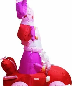 Joiedomi Inflatables 6 FT Tall Inflatable Stacking Gnomes With LED Lights 6 Joiedomi Inflatables 6 FT Tall Inflatable Stacking Gnomes With LED Lights