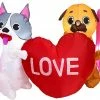 Joiedomi I Love U Cute Puppy And Kitty With LED Lights
