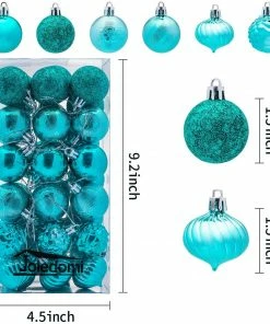 Joiedomi 1.57" Teal Christmas Ball Ornaments 36Pcs 7 Joiedomi 1.57