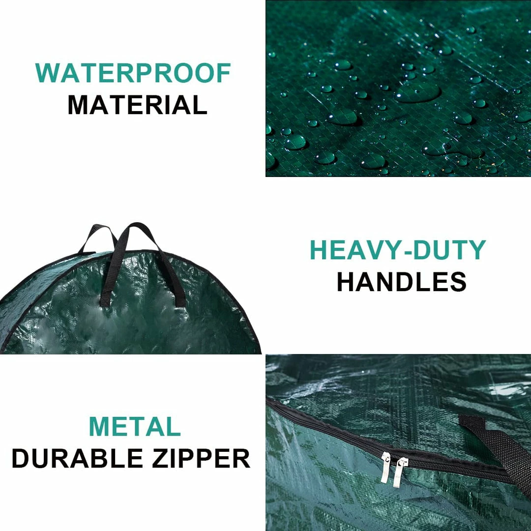 Joiedomi Organizer & Storage 36 Inch 2 Packs Christmas Wreath Storage Bag (Green) 4 Joiedomi Organizer & Storage 36 Inch 2 Packs Christmas Wreath Storage Bag (Green)