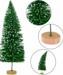 Joiedomi Artificial Mini Christmas Tree,6 PCS All Holiday Decor