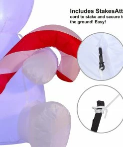 Joiedomi 6 FT Long Inflatable Three Sitting Snowmans 12 Joiedomi 6 FT Long Inflatable Three Sitting Snowmans