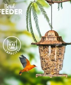 Joiedomi Wild Bird Feeder Hanging For Garden, 2 Pack