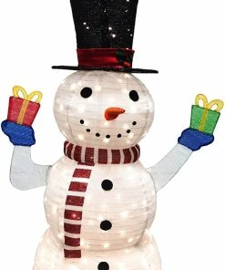Joiedomi 5 FT Collapsible Snowman LED Yard Light All Holiday Decor