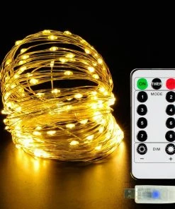 Joiedomi 100 LED Fairy Lights, 33FT USB Operated