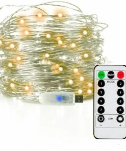 Joiedomi 200 LED Fairy Lights, 66FT USB Operated 14 Joiedomi 200 LED Fairy Lights, 66FT USB Operated
