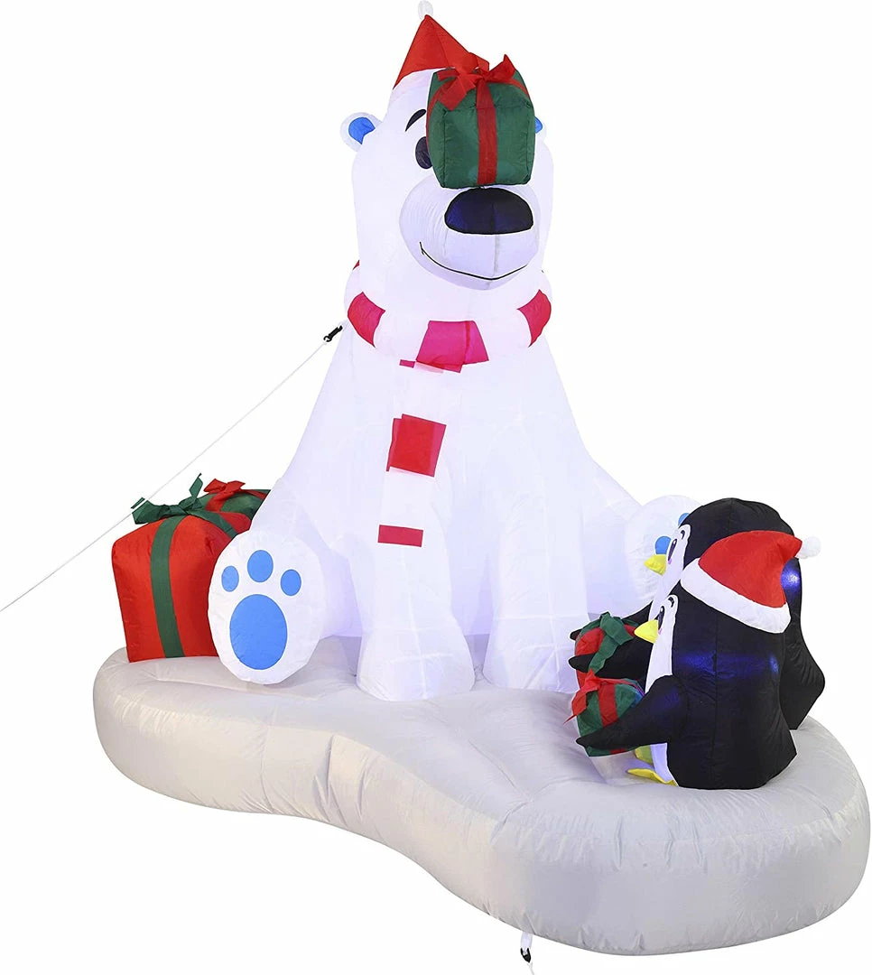 Joiedomi Inflatables Large Polar Bear Giveaway Gifts Inflatable (6 Ft) 2 Joiedomi Inflatables Large Polar Bear Giveaway Gifts Inflatable (6 Ft)