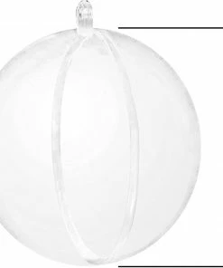 Joiedomi 3.5¡± Plastic Fillable Christmas Ball Ornaments, 10 Pcs
