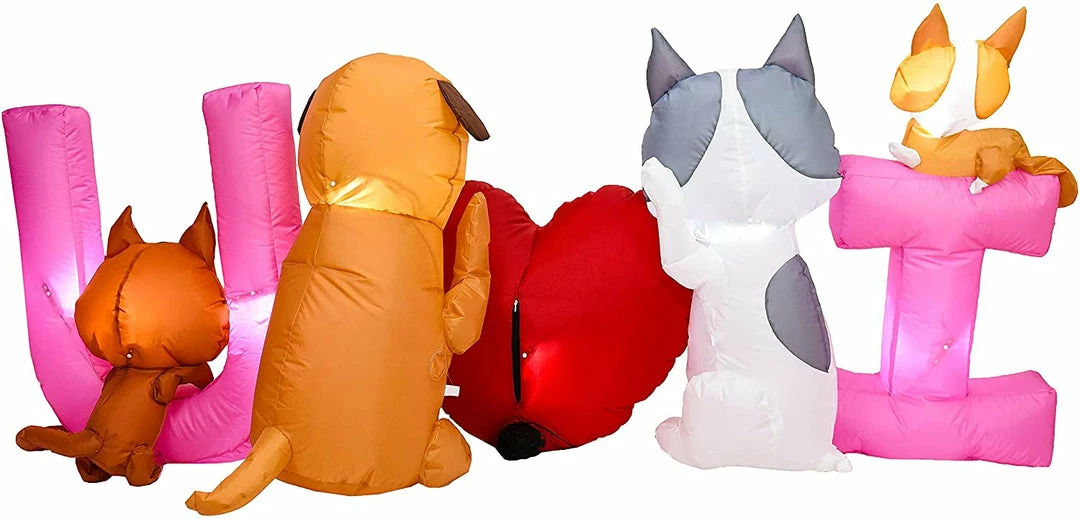 Joiedomi I Love U Cute Puppy And Kitty With LED Lights 4 Joiedomi I Love U Cute Puppy And Kitty With LED Lights