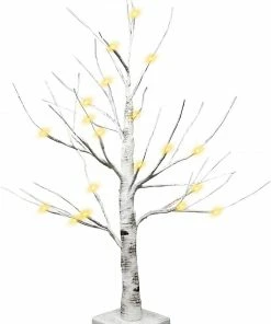 Joiedomi 24¡± LED Birch Tree With 24 Lights, 2 Packs All Holiday Decor