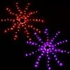 Joiedomi All Holiday Decor 2 Pack Halloween Spider Web Lights With 3 Lighted Spiders