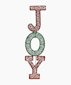 Joiedomi 4ft LED Yard Lights - Stacked Joy Letters