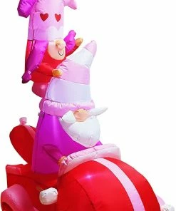 Joiedomi Inflatables 6 FT Tall Inflatable Stacking Gnomes With LED Lights 7 Joiedomi Inflatables 6 FT Tall Inflatable Stacking Gnomes With LED Lights