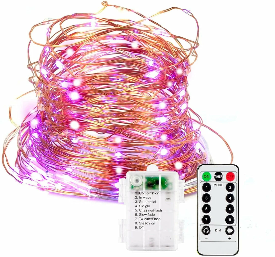 Joiedomi All Holiday Decor 99 Ft 300 Count Purple Copper LED Light 2 Joiedomi All Holiday Decor 99 Ft 300 Count Purple Copper LED Light