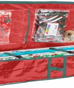 Joiedomi Organizer & Storage 40” Gift Wrap Organizer (Red)