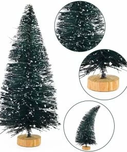 Joiedomi All Holiday Decor Artificial Mini Christmas Trees, 24 Pcs