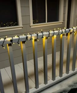 Joiedomi 52.5 FT 200 Count Christmas Clear Green Wire String Lights All Holiday Decor