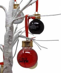 Joiedomi All Holiday Decor 9 Pcs Boozeball Christmas Ornaments