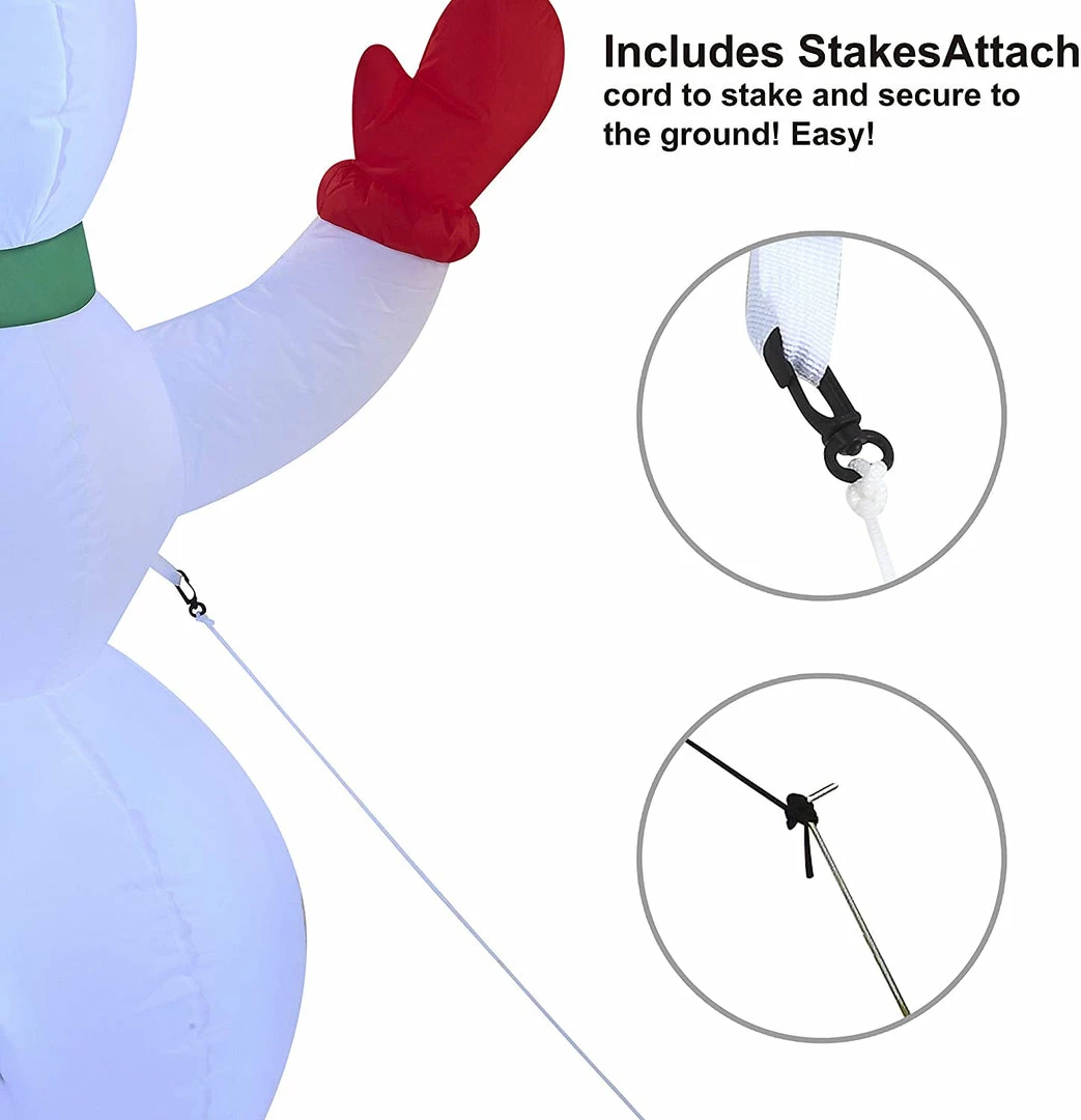 Joiedomi Tall Snowman Christmas Inflatable (5 Ft) Inflatables 3 Joiedomi Tall Snowman Christmas Inflatable (5 Ft) Inflatables