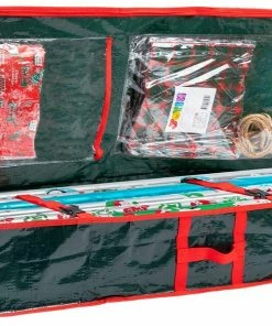 Joiedomi 40” Gift Wrap Organizer (Green)