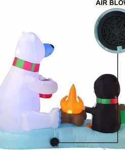 Joiedomi Inflatables 6 FT Long Inflatable Hot Cocoa And S'Mores 10 Joiedomi Inflatables 6 FT Long Inflatable Hot Cocoa And S'Mores