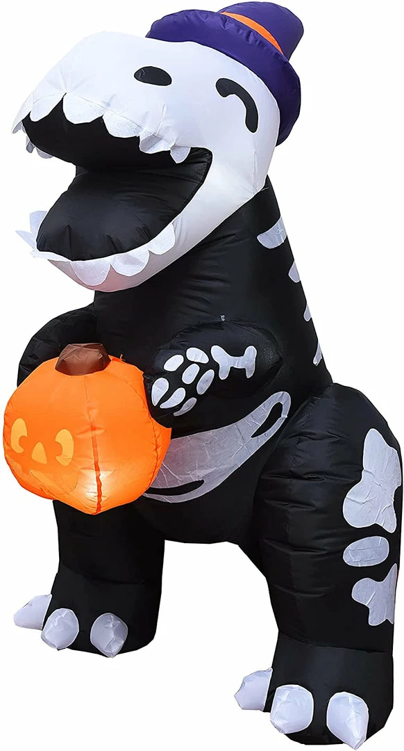 Joiedomi 5 Ft Halloween Cute Skeleton Dinosaur 3 Joiedomi 5 Ft Halloween Cute Skeleton Dinosaur