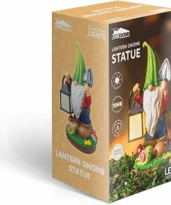 Joiedomi Lawn Decor Gnome Statue With Solar LED Lights, Hanging Lantern 13 Joiedomi Lawn Decor Gnome Statue With Solar LED Lights, Hanging Lantern