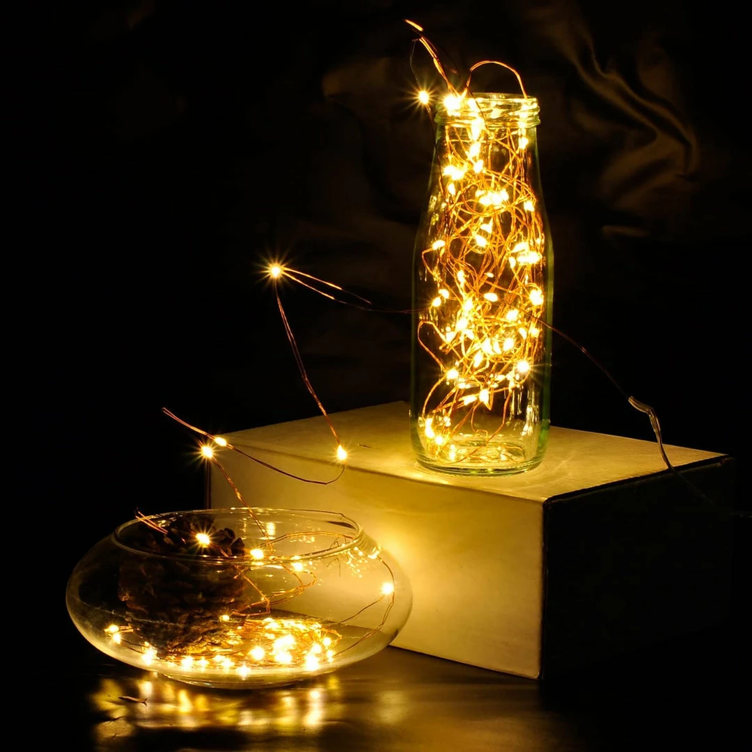 Joiedomi 100 LED Fairy Lights 33FT Battery Operated 7 Joiedomi 100 LED Fairy Lights 33FT Battery Operated