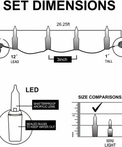 Joiedomi 300 Count 78.75 FT Christmas String Lights