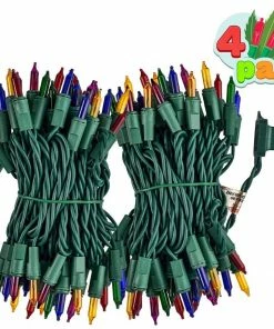 Joiedomi 85.2 FT 400 Count Christmas Multicolor Green Wire String Lights 13 Joiedomi 85.2 FT 400 Count Christmas Multicolor Green Wire String Lights