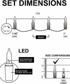 Joiedomi 2 Pack Of 17.3 Ft Orange & Purple Green LED String Lights All Holiday Decor 9 Joiedomi 2 Pack Of 17.3 Ft Orange & Purple Green LED String Lights All Holiday Decor