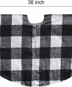 Joiedomi 36'' Christmas Tree Skirt Thick Plaid White Baffalo All Holiday Decor 9 Joiedomi 36'' Christmas Tree Skirt Thick Plaid White Baffalo All Holiday Decor