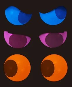 Joiedomi Halloween Flashing Peeping Eyes Lights Animated (3 Pack) All Holiday Decor