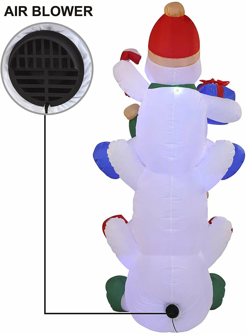 Joiedomi Large Snowman Inflatable (6 Ft) 4 Joiedomi Large Snowman Inflatable (6 Ft)