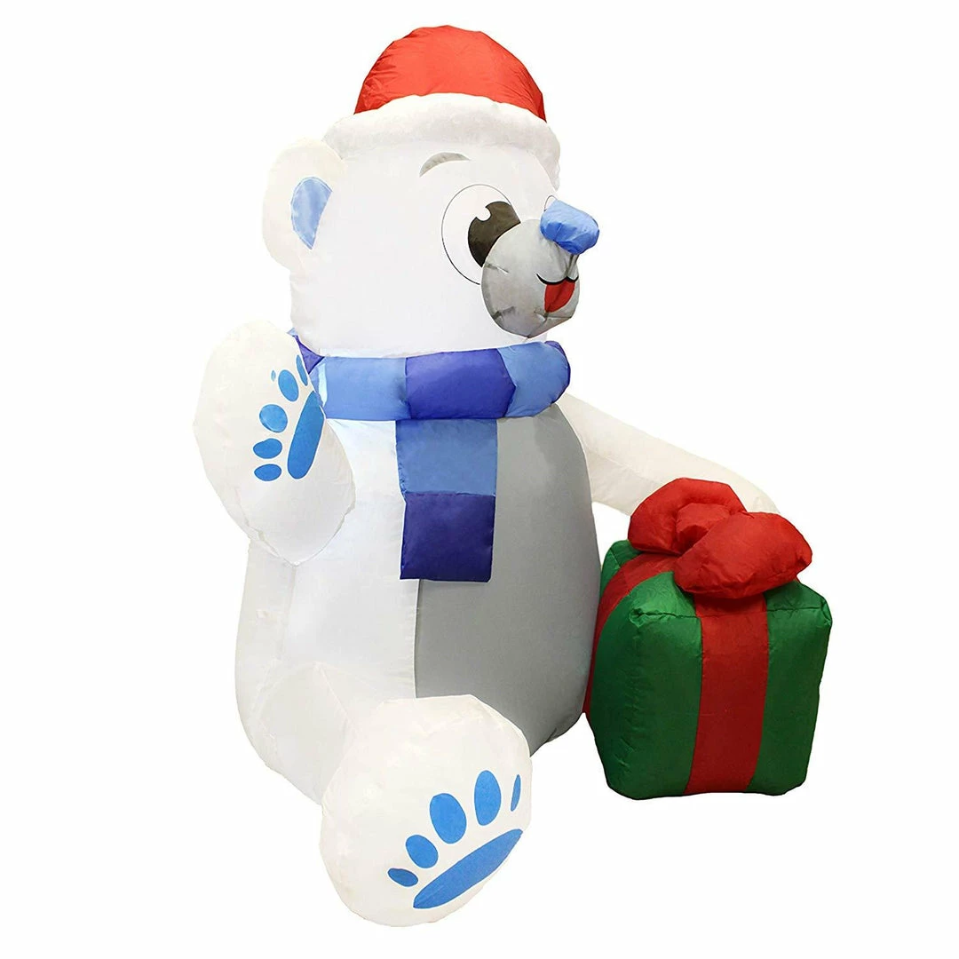 Joiedomi Tall Waving Polar Bear Inflatable (4 Ft) 2 Joiedomi Tall Waving Polar Bear Inflatable (4 Ft)
