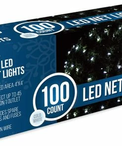 Joiedomi 100 LED Christmas Net Lights Cold White