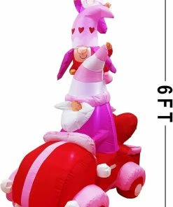 Joiedomi Inflatables 6 FT Tall Inflatable Stacking Gnomes With LED Lights
