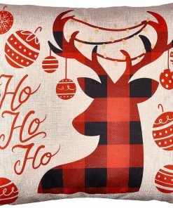 Joiedomi Christmas Pillow Covers With Rustic Farmhouse Design