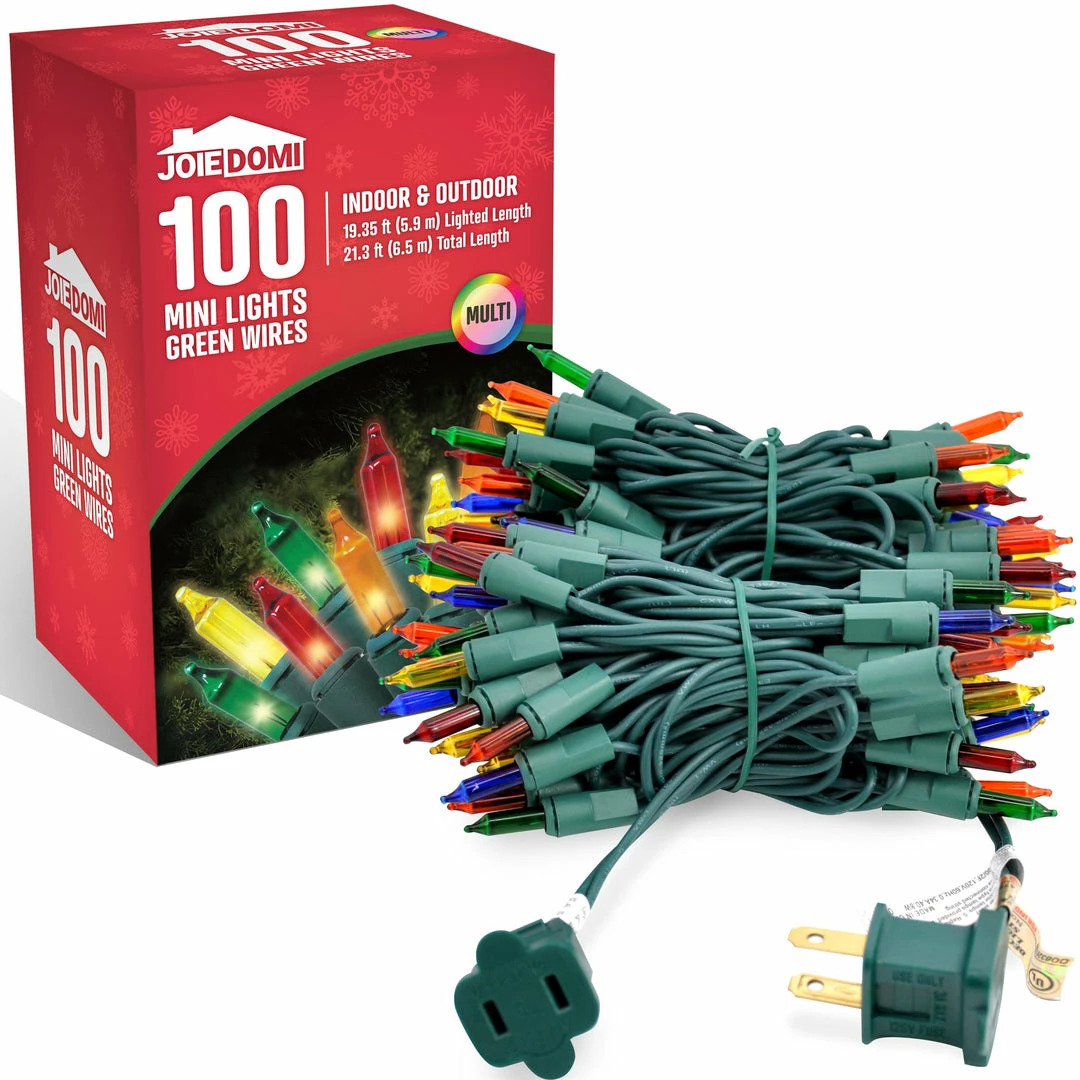 Joiedomi 100-Count Multi Color Christmas Lights 1 Joiedomi 100-Count Multi Color Christmas Lights