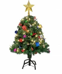 Joiedomi DIY Christmas Tree With Decorating Kits, 2.5 Ft