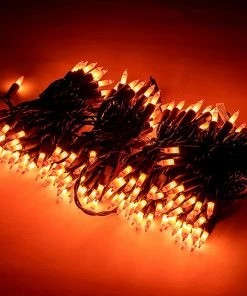 Joiedomi 200-Count Orange Halloween Light (49.2 Ft)