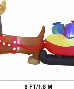 Joiedomi Jumbo Christmas Puppy Inflatable (8 Ft) Inflatables 12 Joiedomi Jumbo Christmas Puppy Inflatable (8 Ft) Inflatables