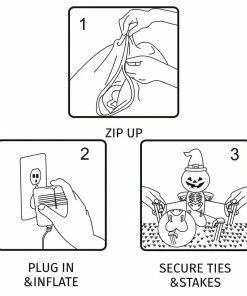 Joiedomi Inflatables Large Pumpkin Spider Inflatable (7 Ft) 7 Joiedomi Inflatables Large Pumpkin Spider Inflatable (7 Ft)