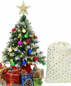 Joiedomi All Holiday Decor 24" Prelit Tabletop Christmas Tree With Decoration Kit And Gift Box Decoration