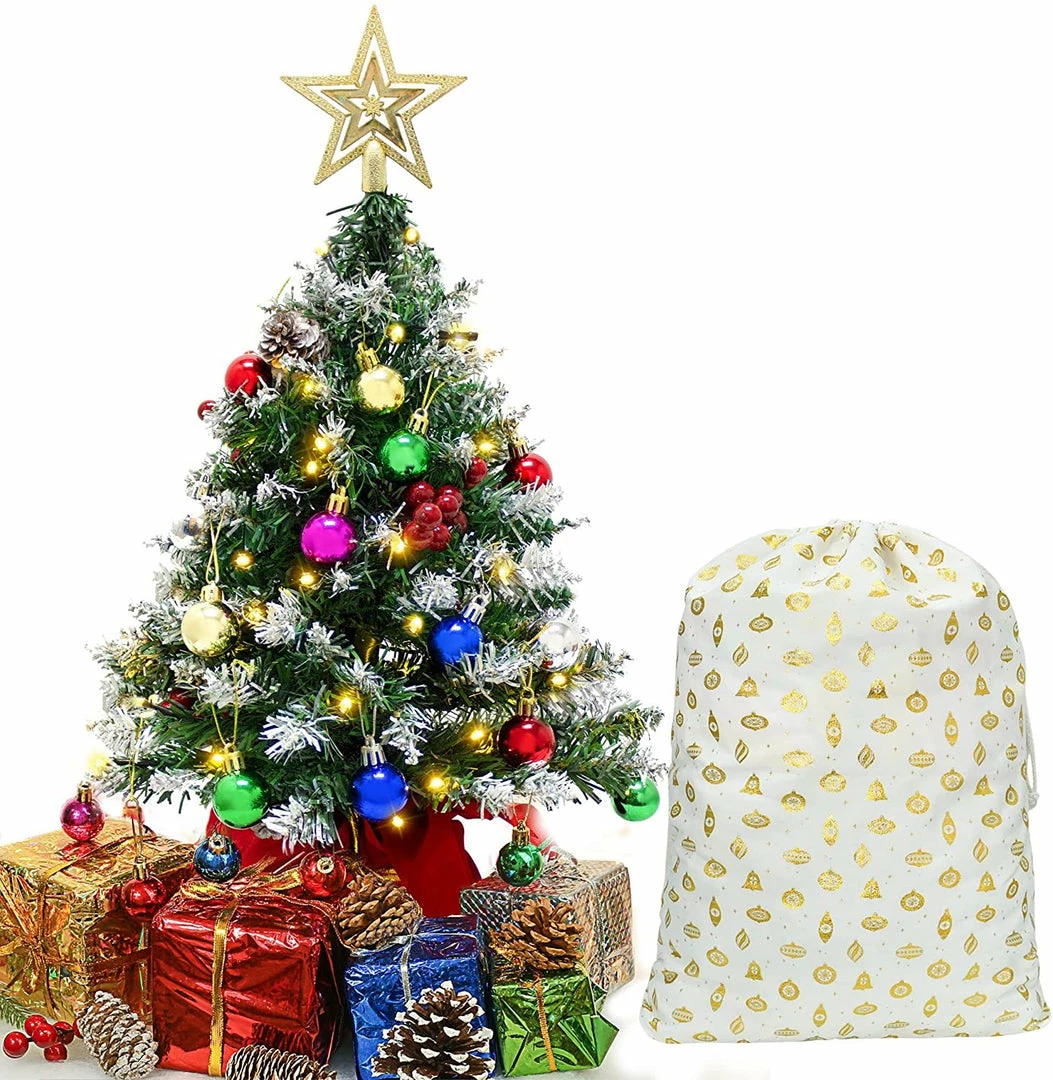 Joiedomi All Holiday Decor 24" Prelit Tabletop Christmas Tree With Decoration Kit And Gift Box Decoration 1 Joiedomi All Holiday Decor 24" Prelit Tabletop Christmas Tree With Decoration Kit And Gift Box Decoration