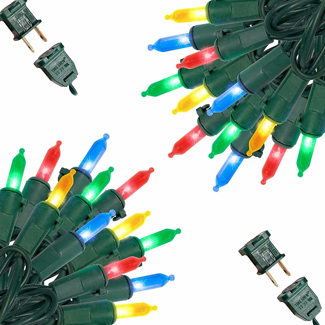 Joiedomi 85.2 FT 400 Count Christmas Multicolor Green Wire String Lights 9 Joiedomi 85.2 FT 400 Count Christmas Multicolor Green Wire String Lights
