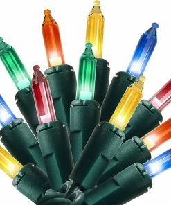 Joiedomi 131.25 FT 500 Count Christmas Multicolor Green Wire String Lights 15 Joiedomi 131.25 FT 500 Count Christmas Multicolor Green Wire String Lights