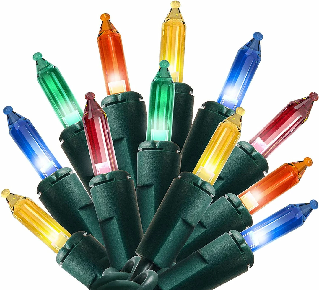 Joiedomi 131.25 FT 500 Count Christmas Multicolor Green Wire String Lights 8 Joiedomi 131.25 FT 500 Count Christmas Multicolor Green Wire String Lights