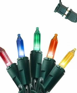 Joiedomi 78.75 FT 300 Count Christmas Multicolor Green Wire Holiday String Lights